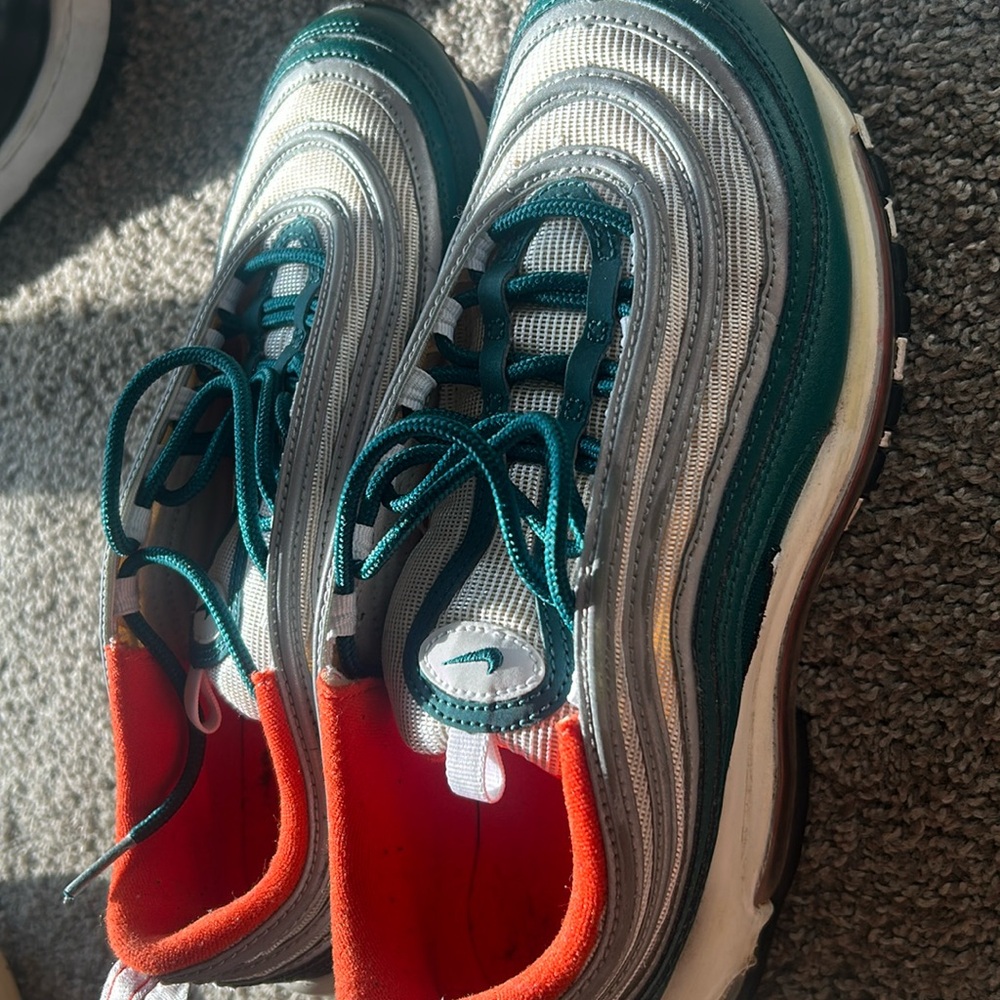 Nike Teal and Orange Sneakers